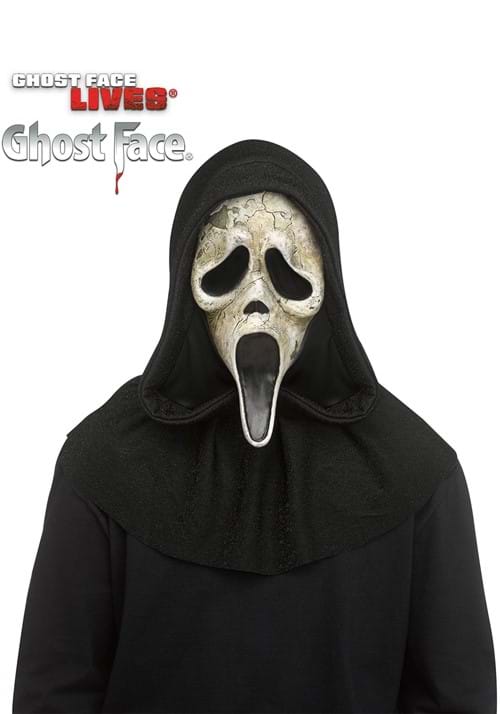 Deluxe Ghost Face Aged Mask