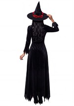 Adult Laced Red Witch Costume Alt 1