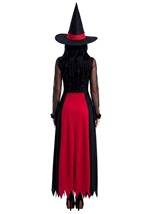Womens Black and Red Witch Costume Dress Alt 1