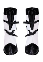 Adult White Astronaut Costume Boots Alt 3