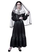 Womens Victorian Ghost Bride Costume Alt 1