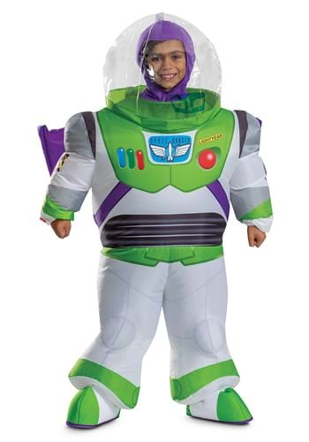 Kids Inflatable Buzz Lightyear Costume With Helmet