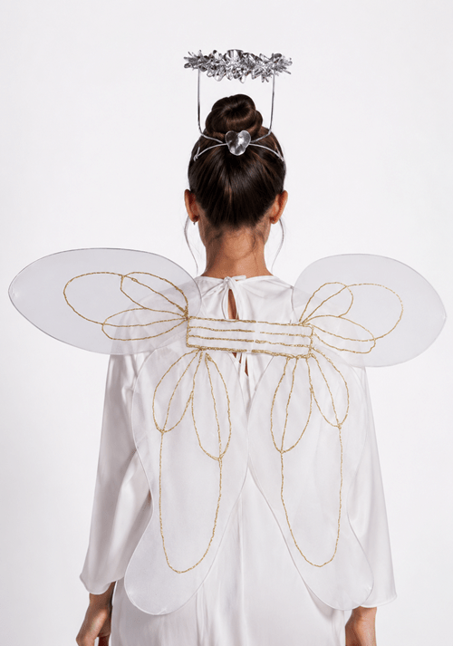 Adult White Angel Wings