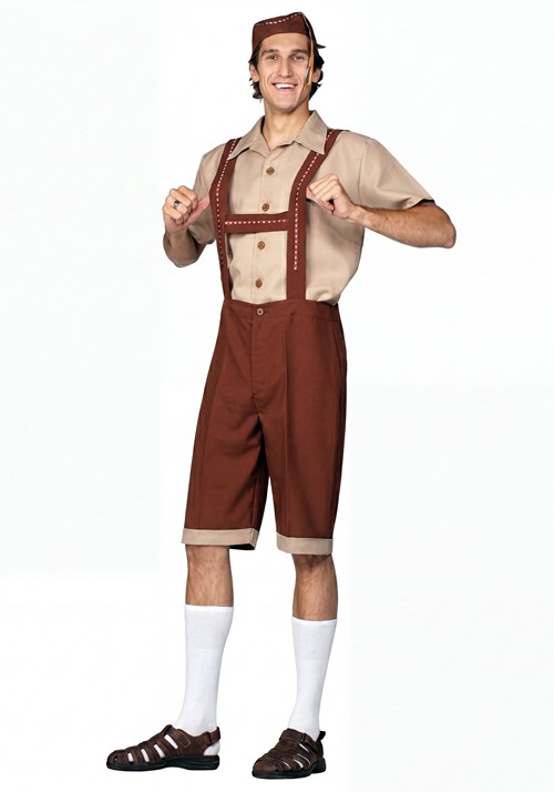 Mens Plus Size Wilhem Witbier German Costume