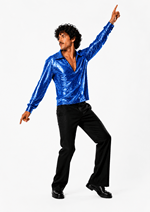 Mens Dance Fever Blue Costume