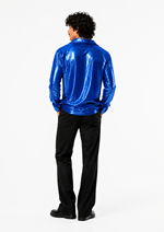 Mens Dance Fever Blue Costume Alt 2
