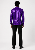 Mens Dance Fever Purple Costume Alt 1