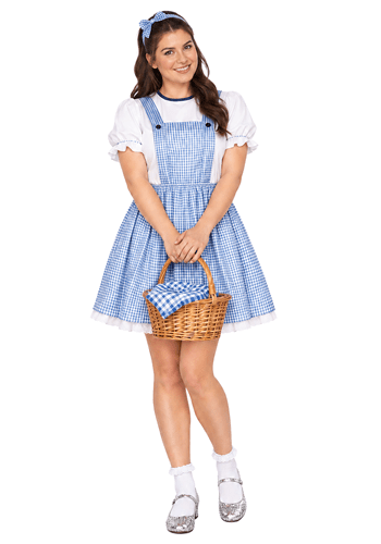 Womens Prairie Girl Short Dress Costume
