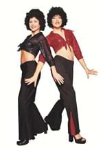 Womens 70s Disco Girl Black Costume