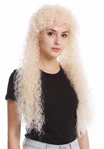 Womens Curly Blonde Costume Wig