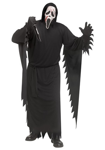 Mens Splatter Ghost Face Costume