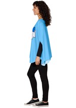 Adult Inky PAC MAN Poncho Costume Alt 2