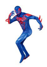 Mens SpiderMan 2099 PS5 Gaming Zentai Suit Costume Alt 7