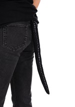 Black Sequined Cat Tail Costume Accessory Alt 1