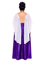 Plus Size Purple Cleopatra Costume Dress for Women Alt 1