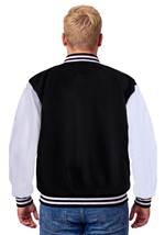 Plus Size Black Letterman Jacket Costume for Men Alt 1
