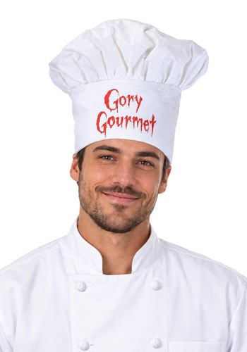 Gory Gourmet Chef hat Accessory