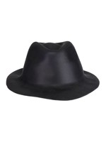 Adult Black Eva Gangster Costume Hat Alt 2