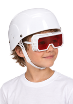 Air Pilot Helmet Goggles Costume Kit