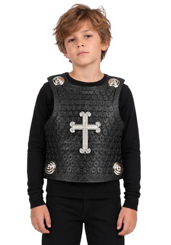 Kids Black Knight Chest Armor Accessory