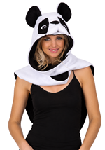 Adult Parker the Panda Scarf and Hood Set