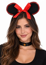 Sequin Black Mouse Dress Up Costume Set