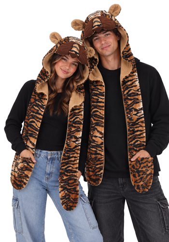 Adult Taylor Tiger Hood Scarf Costume Set
