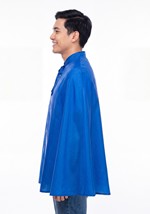 Adult Blue Superhero Costume Cape Alt 2