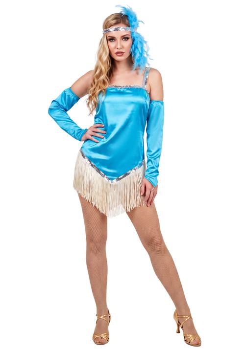 Womens Sexy Fringe Time Flapper Costume