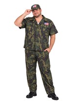 Men's Commando Camouflage Costume