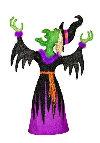 3D Light Up Witch Decoration