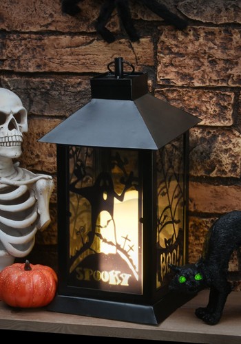 Light Up Ghost Lantern Decoration