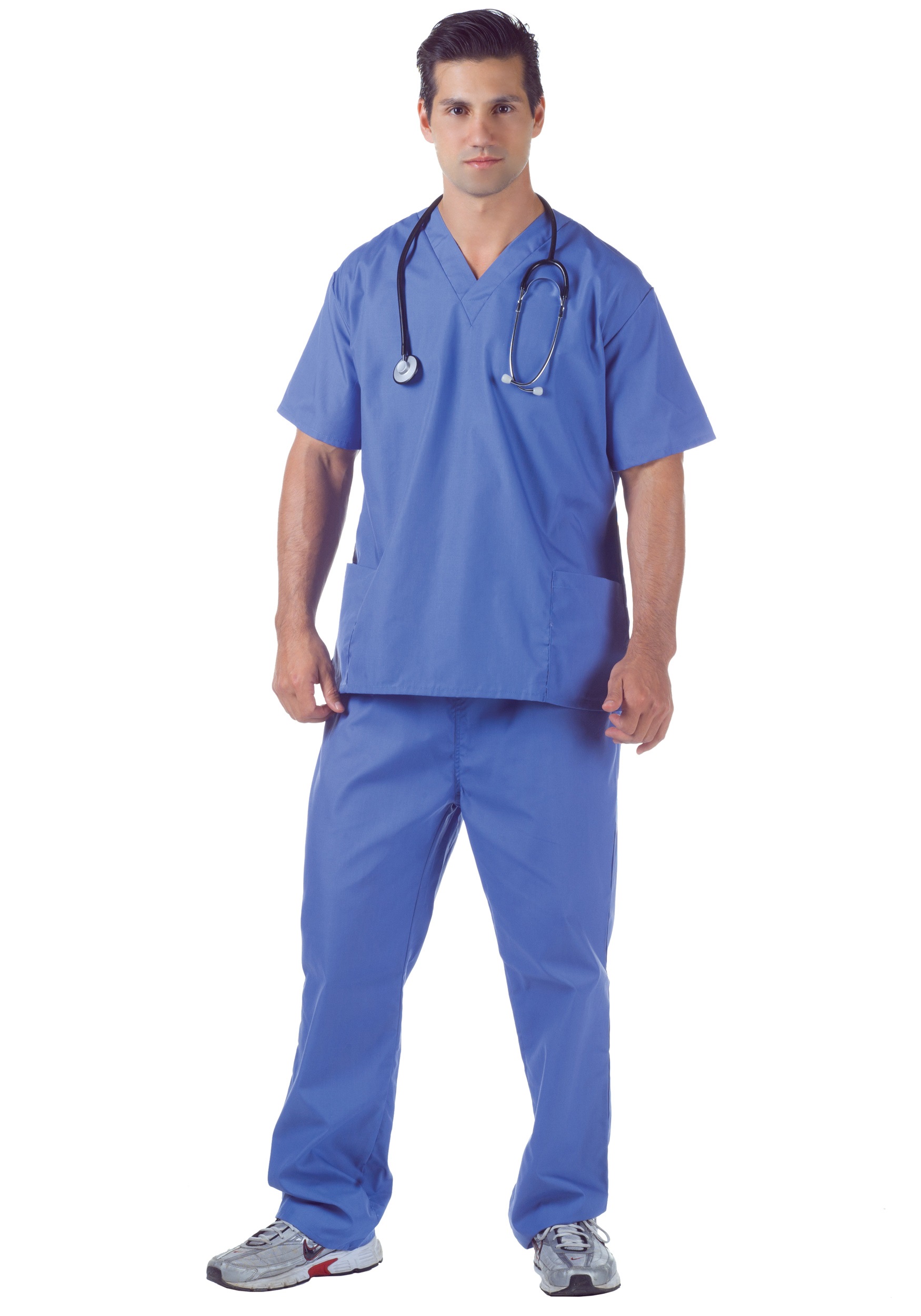 Plus Size Doctor Scrubs Fancy Dress Costume 2X