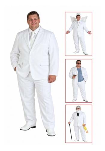 Plus Size White Suit Costume UPD Main 1