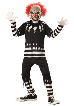 Kids Psycho Clown Costume