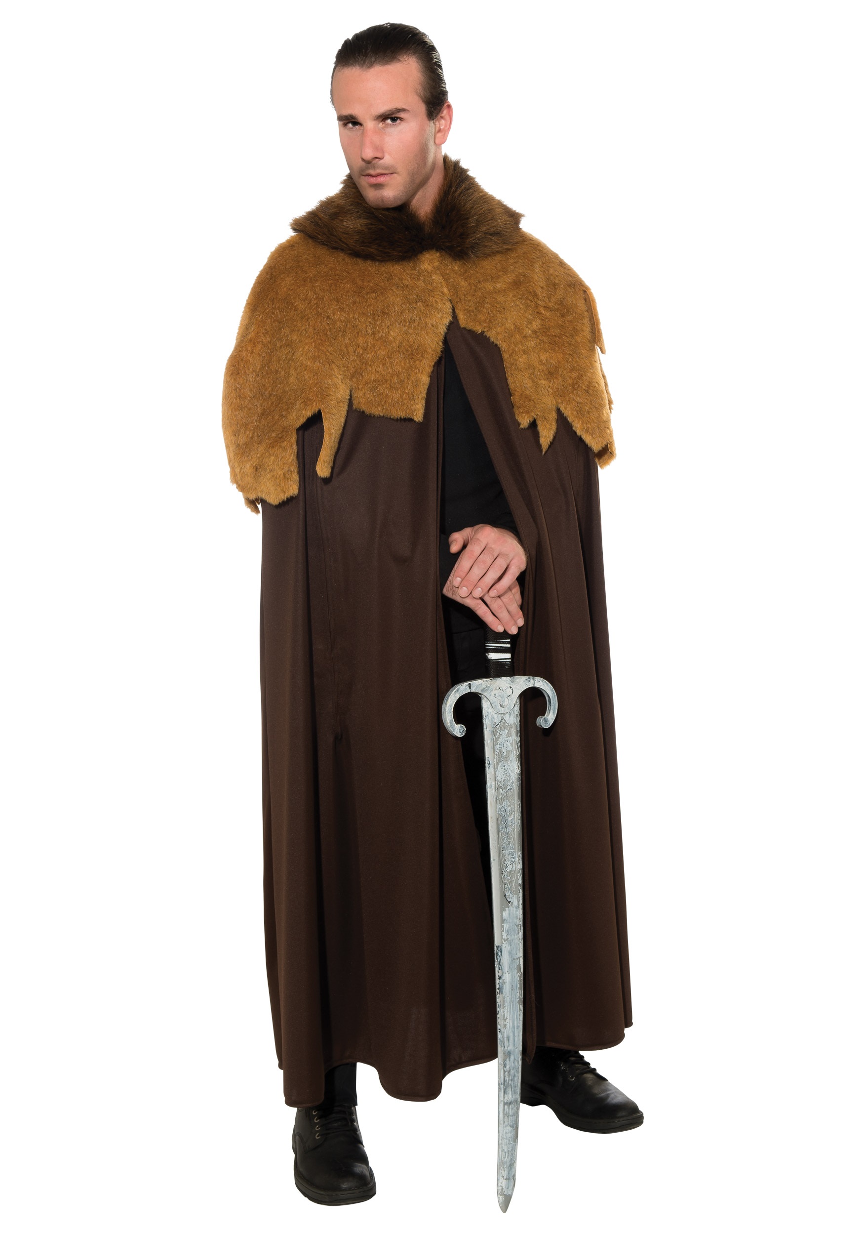 Men's Medieval Warrior Cloak Costume