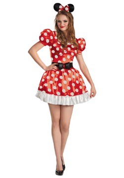 Plus Size Red Minnie Classic Costume	