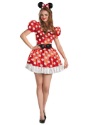 Plus Size Red Minnie Classic Costume	