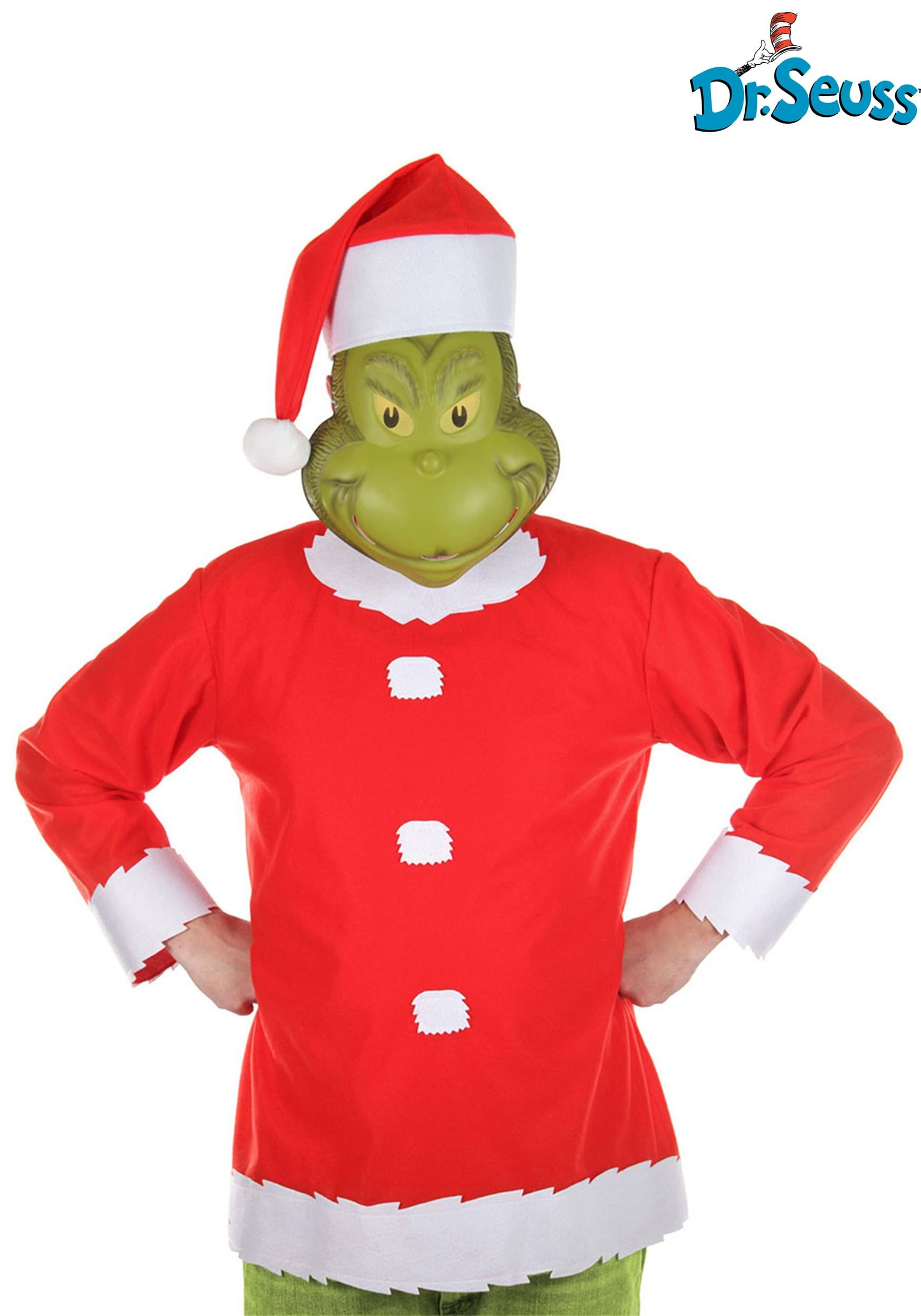 the grinch santa outfit