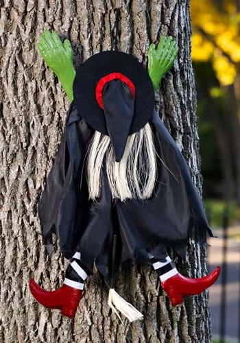 Tree Trunk Witch w/Red Shoes	