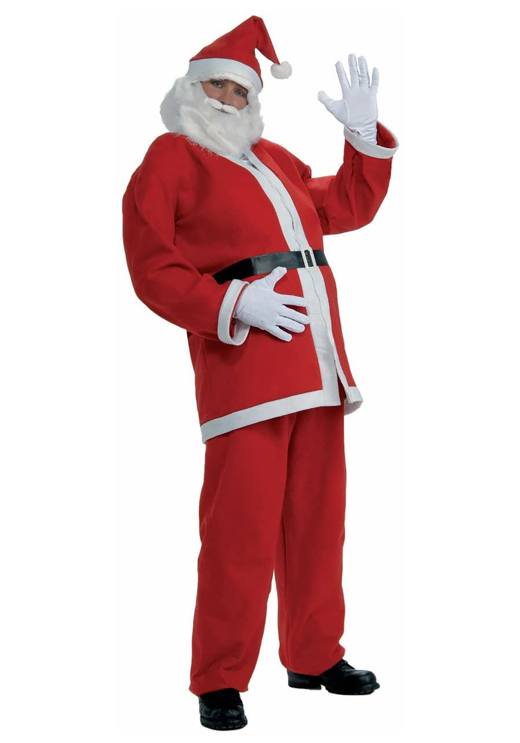 Plus Size Simply Santa Fancy Dress Costume For Men