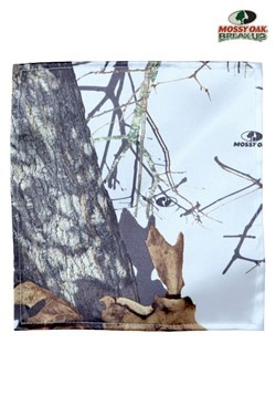 White Mossy Oak Pocket Square