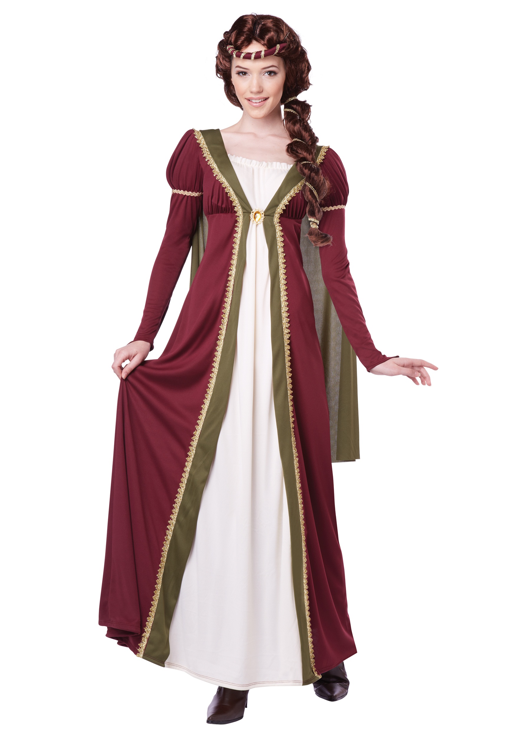 Womens Medieval Maiden Costume