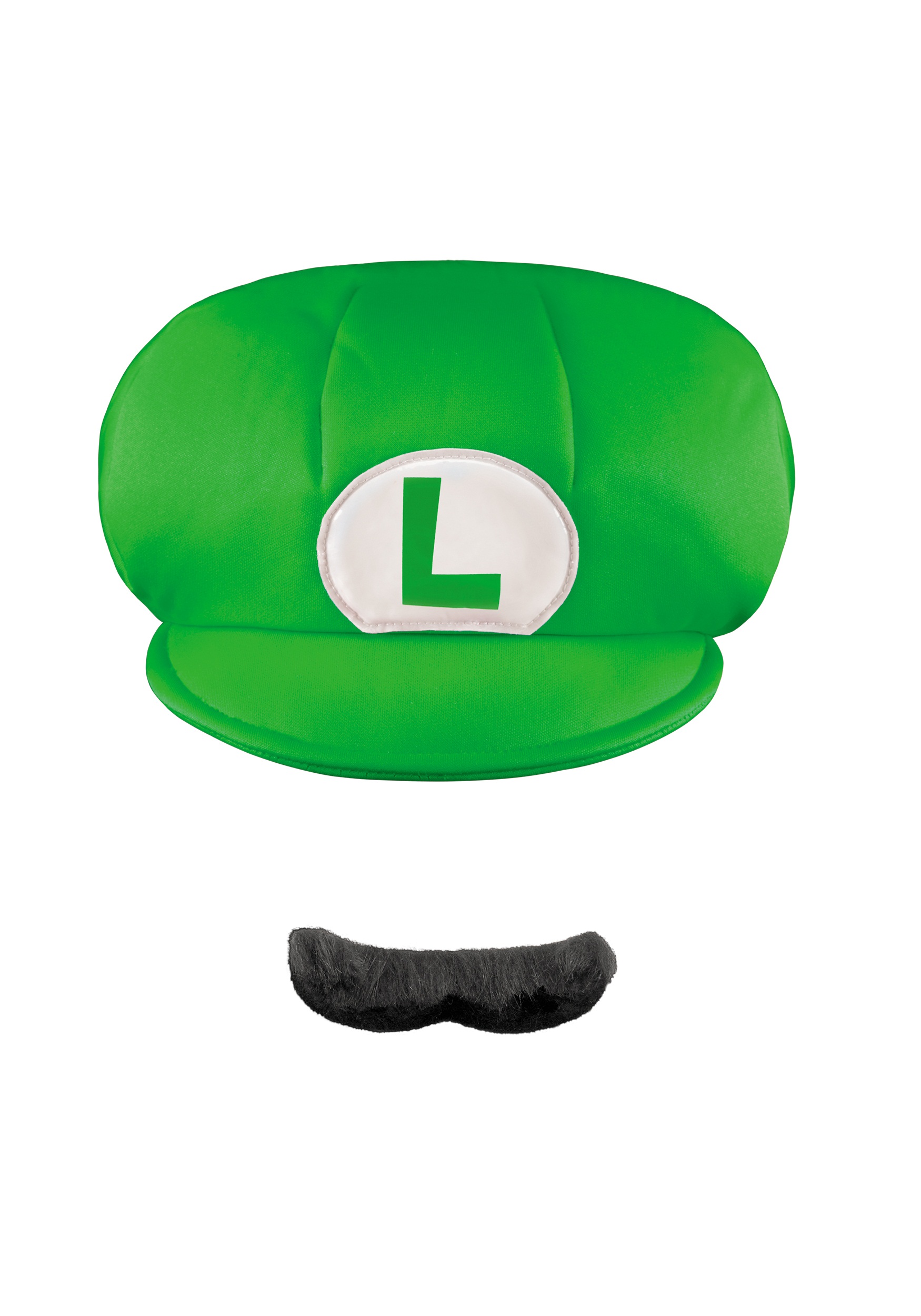 Child Super Mario Bros. Luigi Hat And Mustache Accessory Kit , Nintendo Accessories