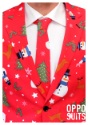 Mens Red Christmas Suit