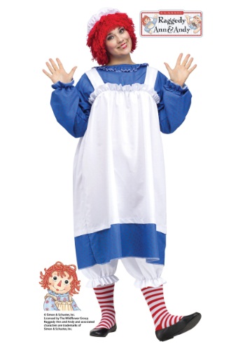 Raggedy Ann Adult Plus Size Costume