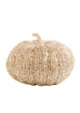 7 Inch Champagne Glitter Pumpkin alt 1