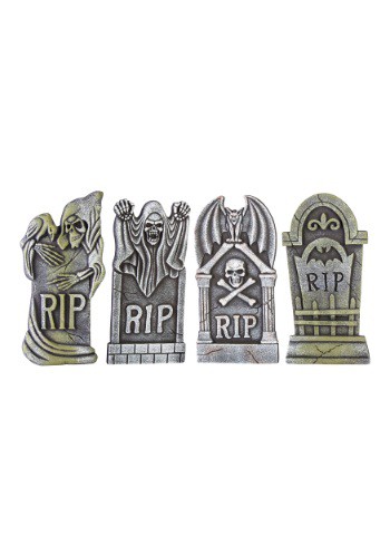 Boneyard Set of 4 Tombstones
