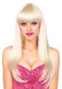 Blonde Straight Wig with Bangs