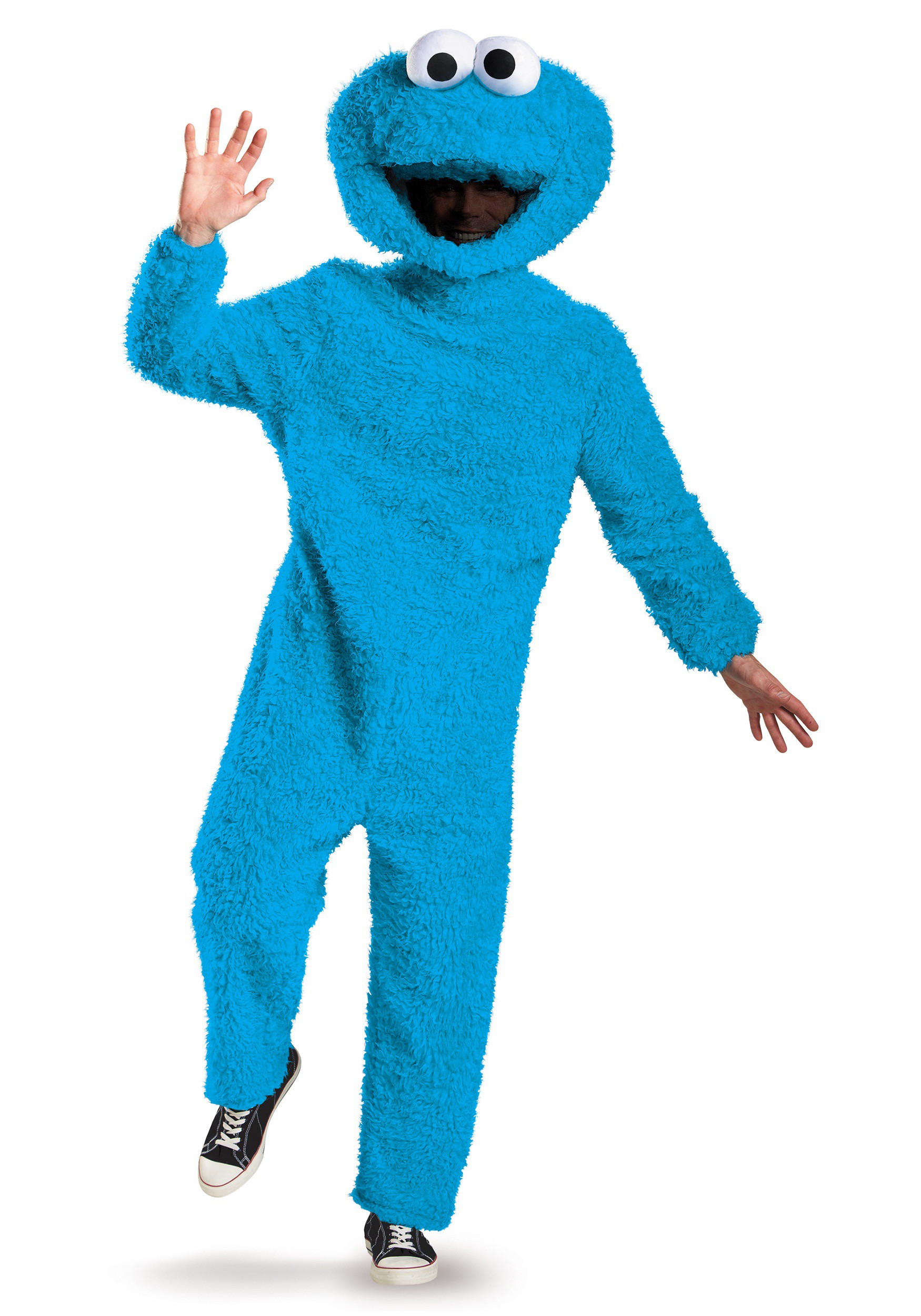 Adult Prestige Cookie Monster Fancy Dress Costume